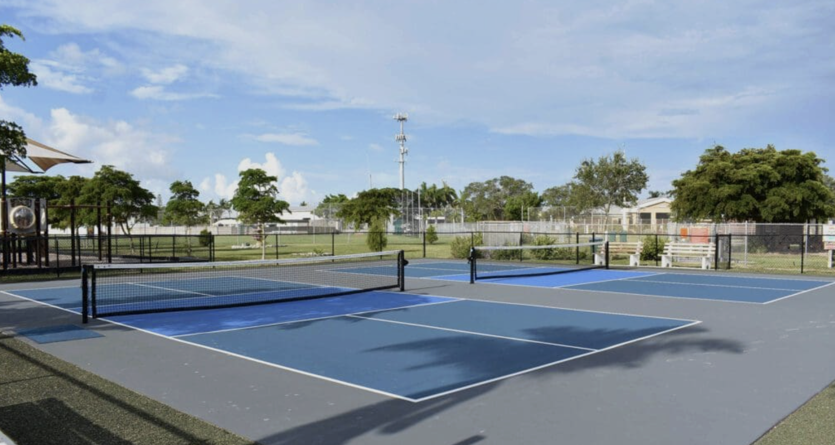 Tennis and pickleball courts