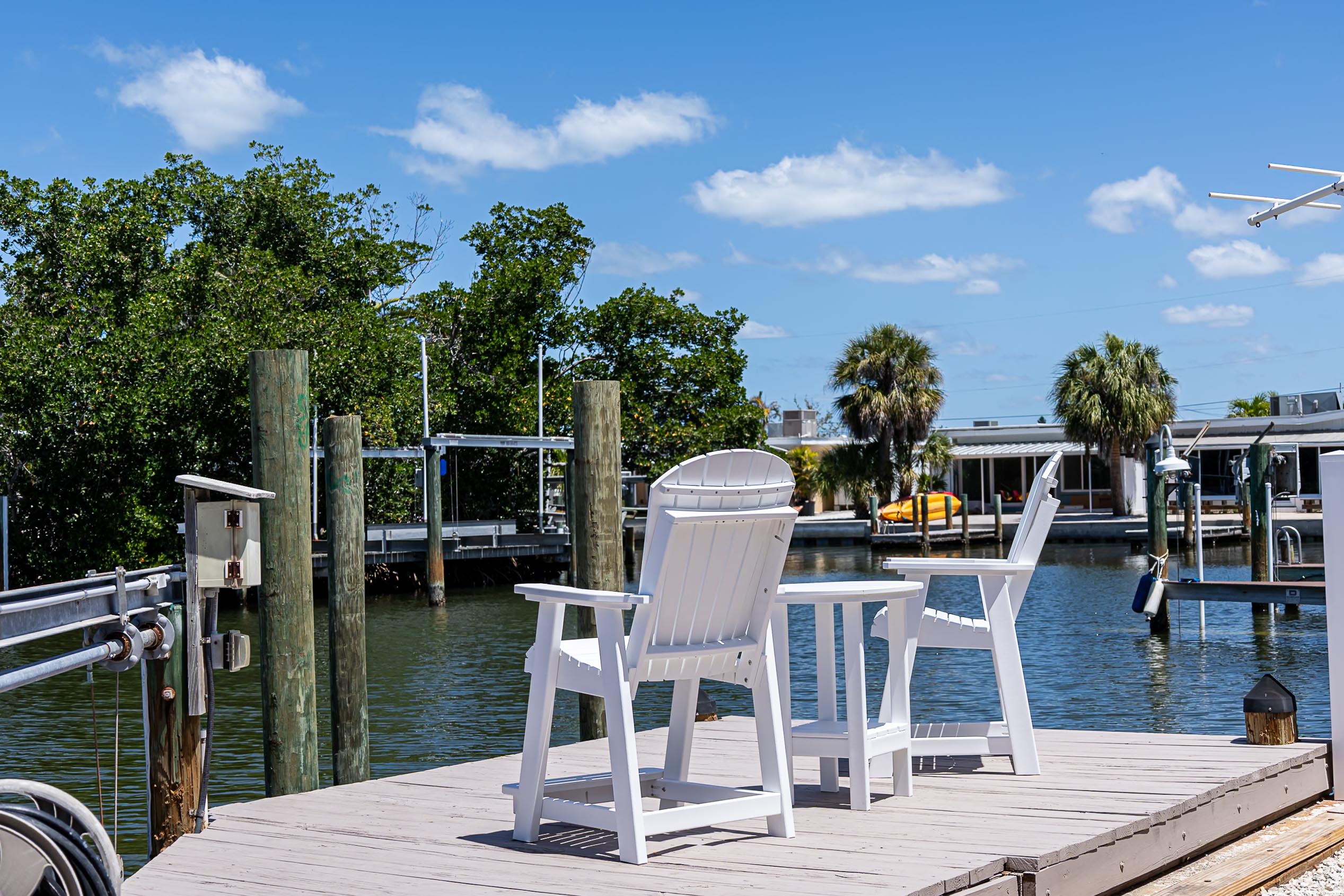 Waterfront dock chairs